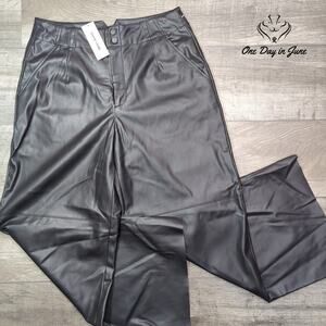 DKNY Jeans Faux Leather Pants Size 12
